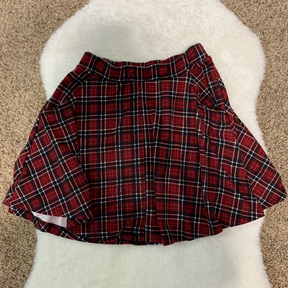 Cotton On mini plaid skater skirt